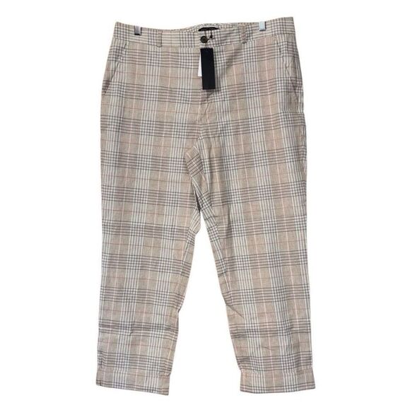 Banana Republic Avery fit linen cotton blend trouser pants size 14 NEW - Picture 1 of 8